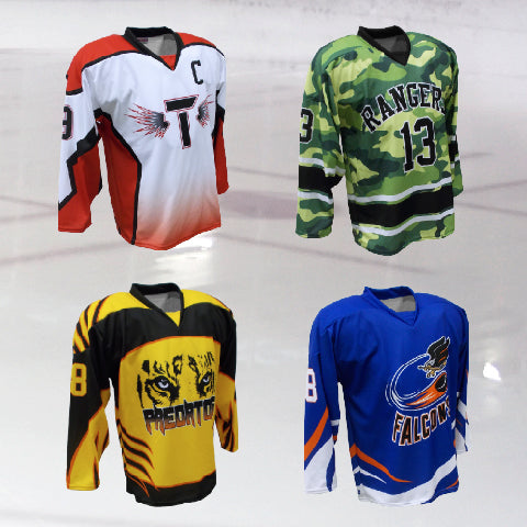 Custom Hockey Jersey - Positive Signs + Print