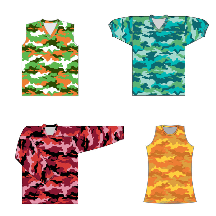 VCM 5004 - Army Camo - Themed Jersey